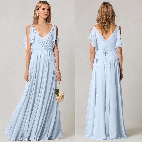 Jenny Yoo Dresses & Skirts - Jenny Yoo Cassie Bridesmaid Dress Whisper Blue 8